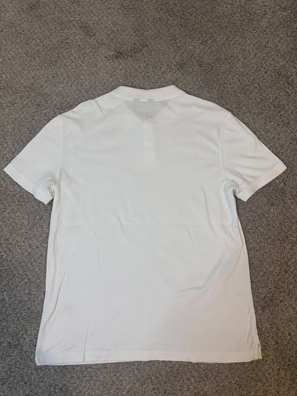 Mens Medium White Banana Republic Luxe Touch Performance Polo